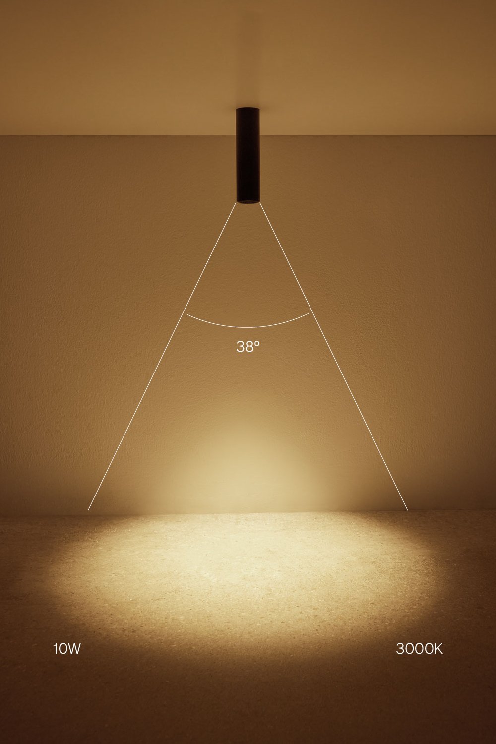 Round Ø7.2 cm surface-mounted LED ceiling light in Luisiana aluminum, imagen de galeria 2