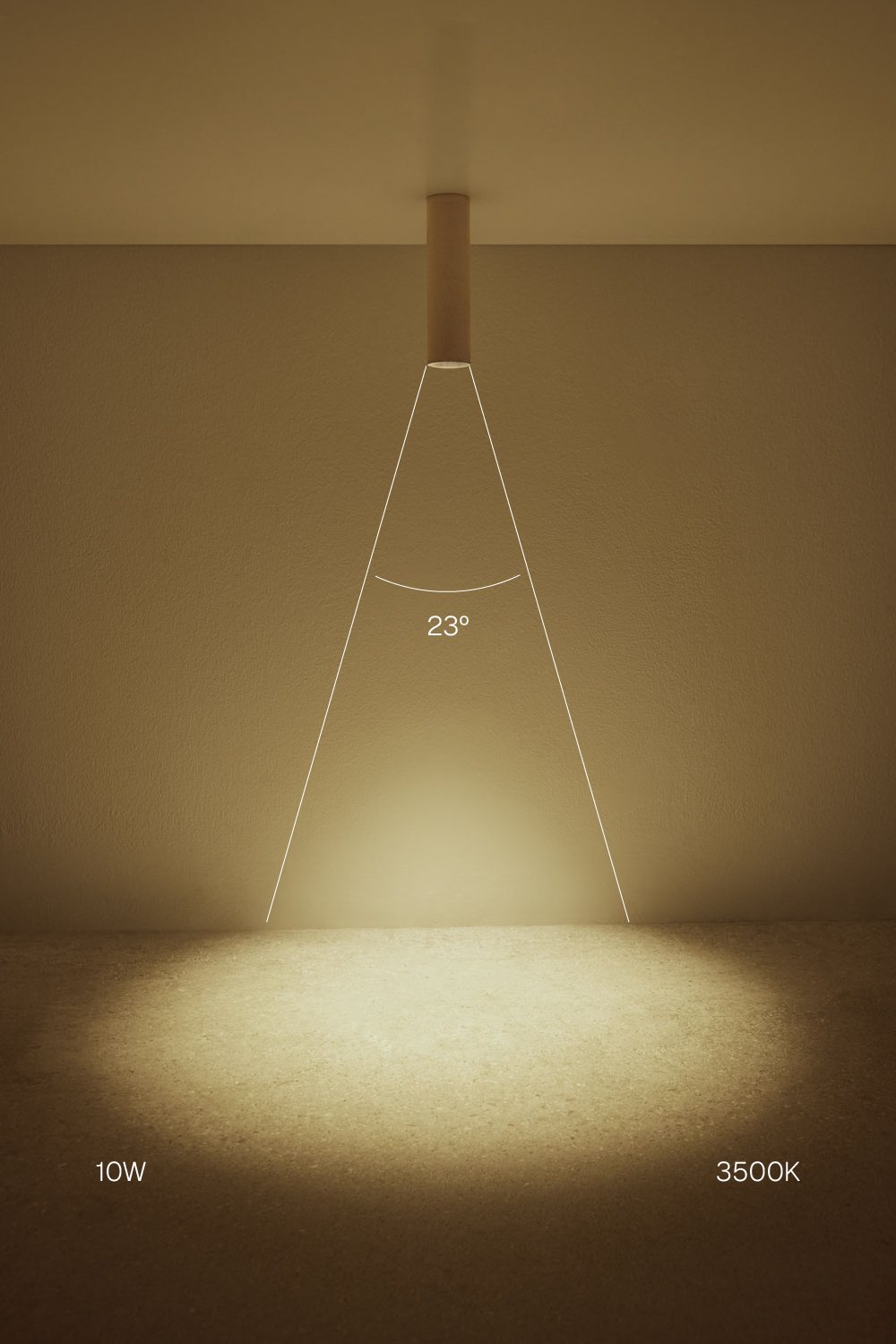 Round Ø7.2 cm surface-mounted LED ceiling light in Luisiana aluminum, imagen de galeria 2