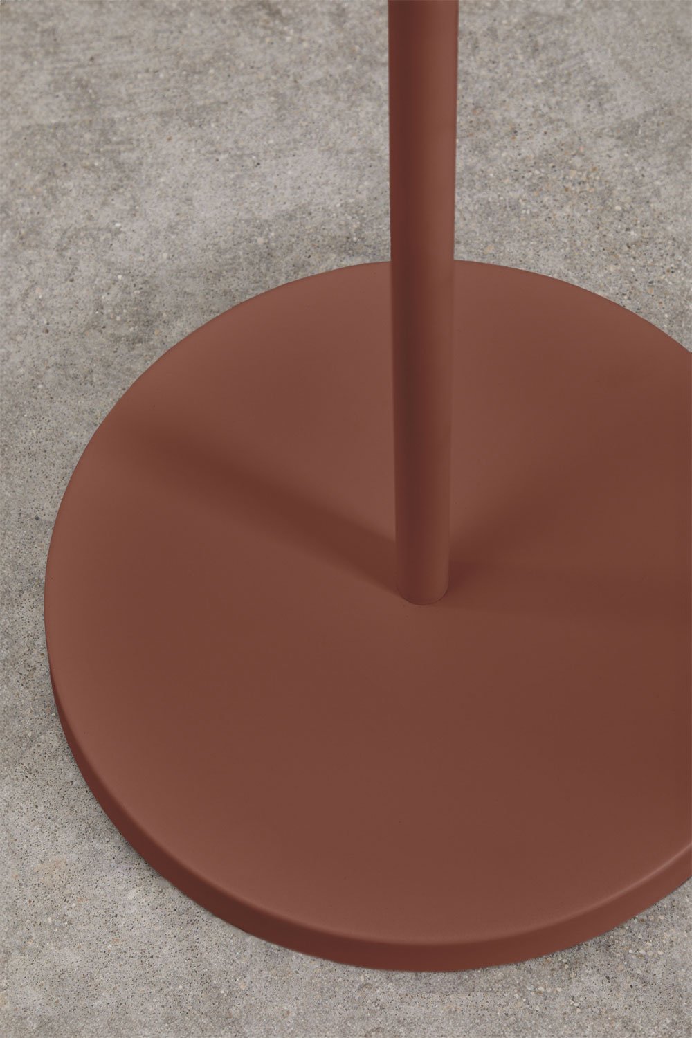 Ulenia wireless LED solar floor lamp for outdoor use in polyethylene and iron, gallery image 5