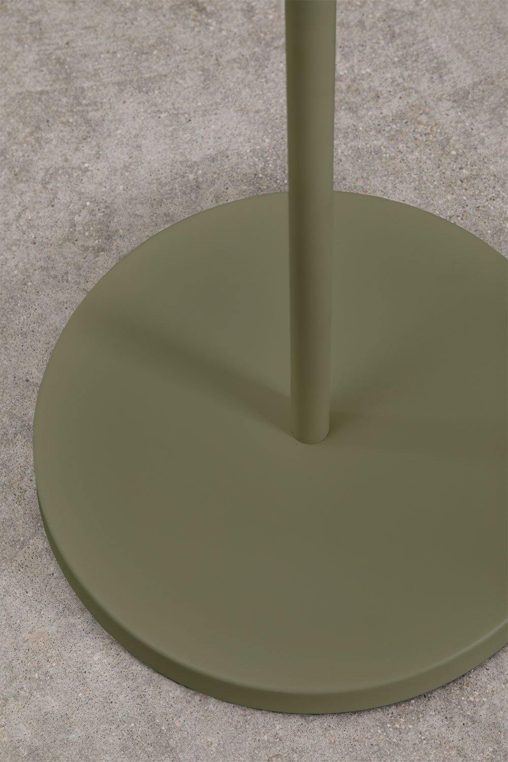 Ulenia wireless LED solar floor lamp in polyethylene and iron, gallery image 6