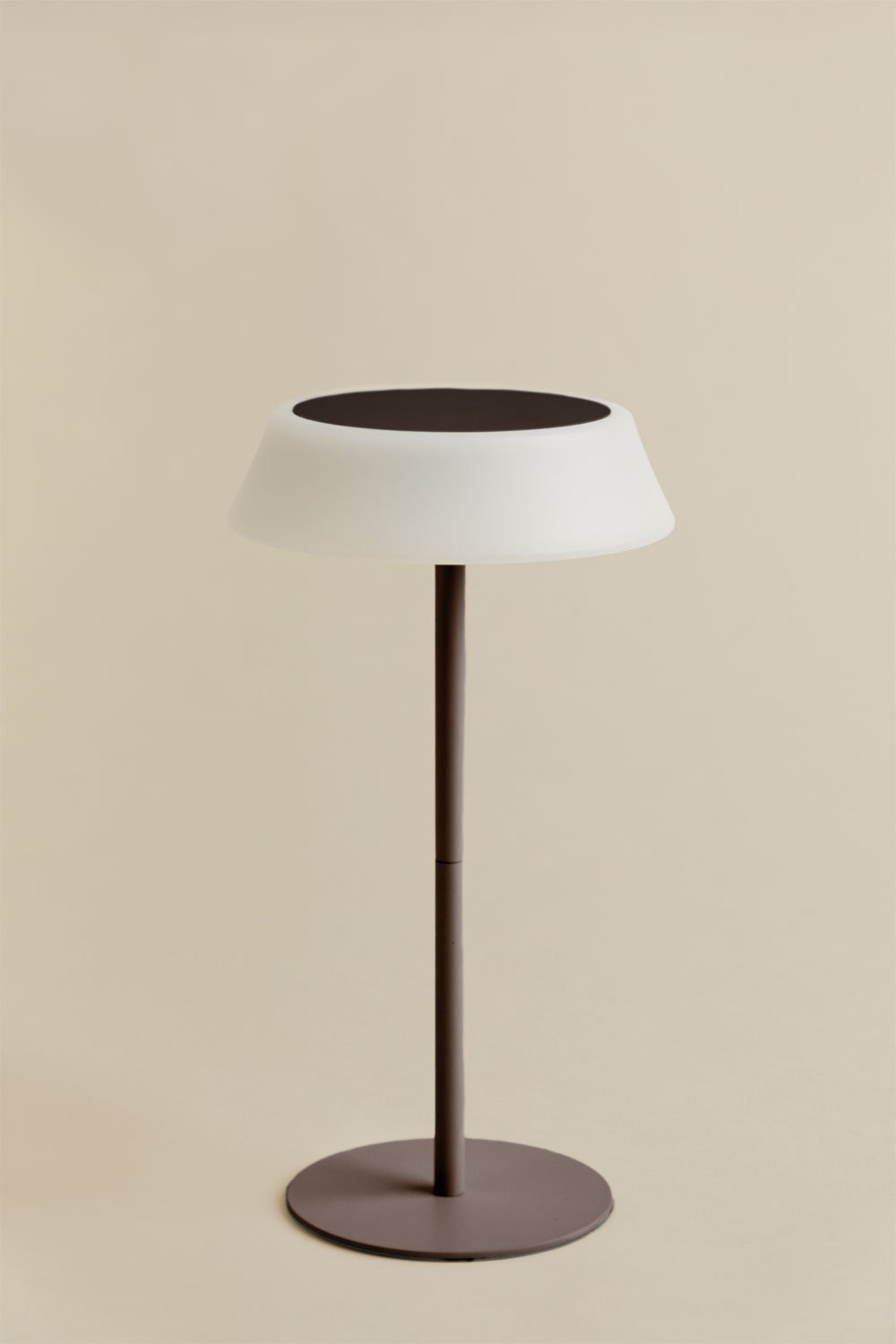 Wireless LED Solar Table Lamp in Polyethylene and Iron Ulenia, gallery image 2
