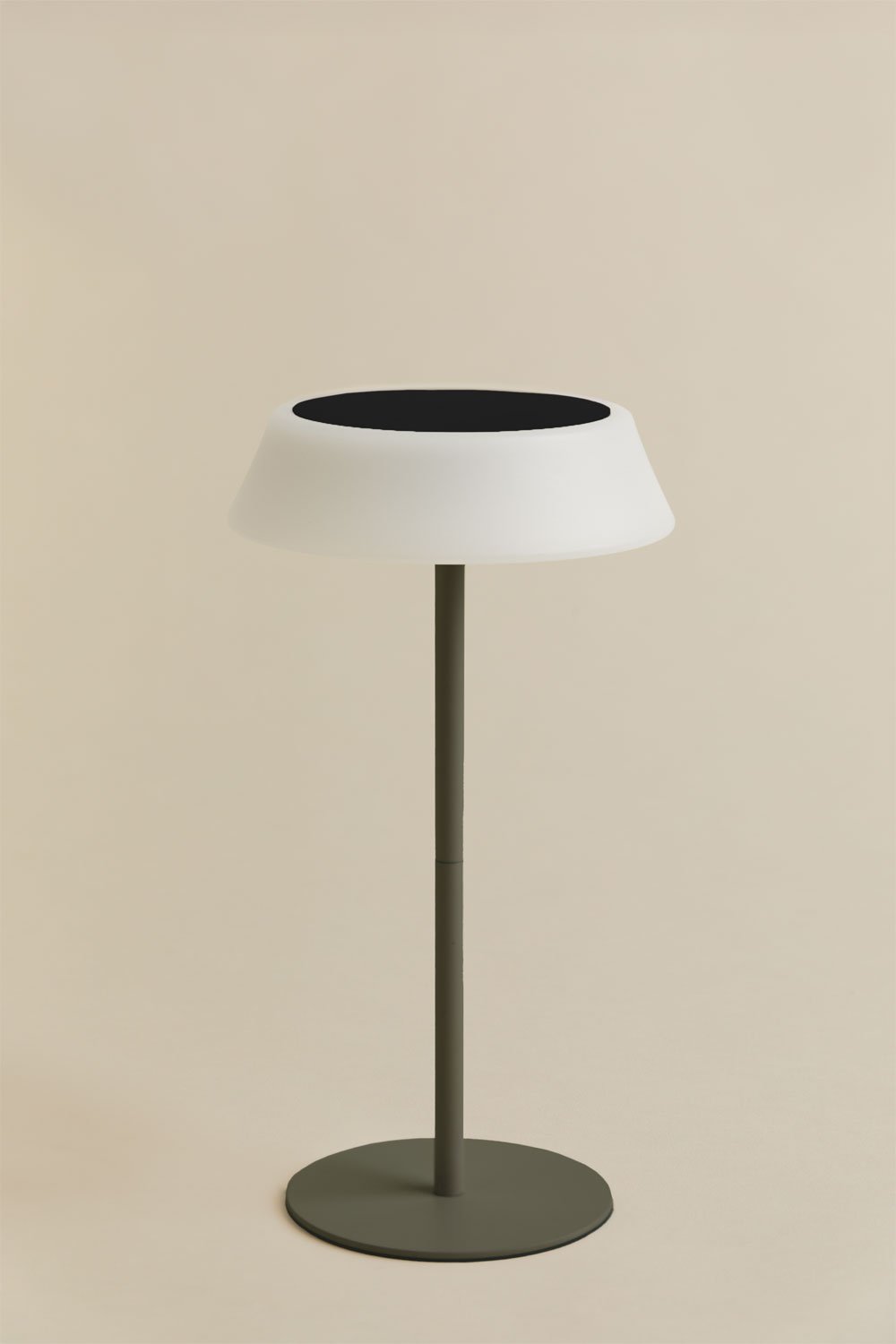 Wireless LED Solar Table Lamp in Polyethylene and Iron Ulenia, gallery image 2