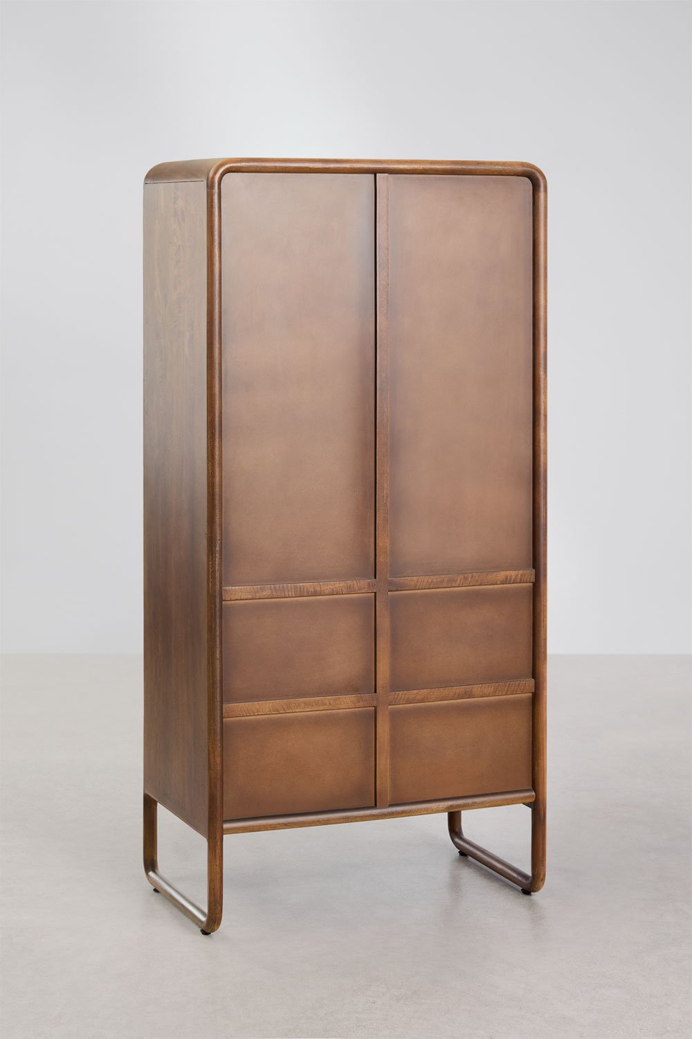 Maupaul dark mango wood wardrobe, gallery image 4