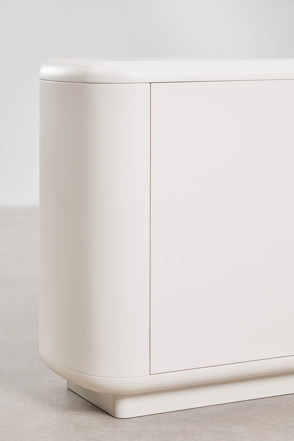 Rectangular sideboard 150x40 cm in gardenia white MDF Cixila, gallery image 5