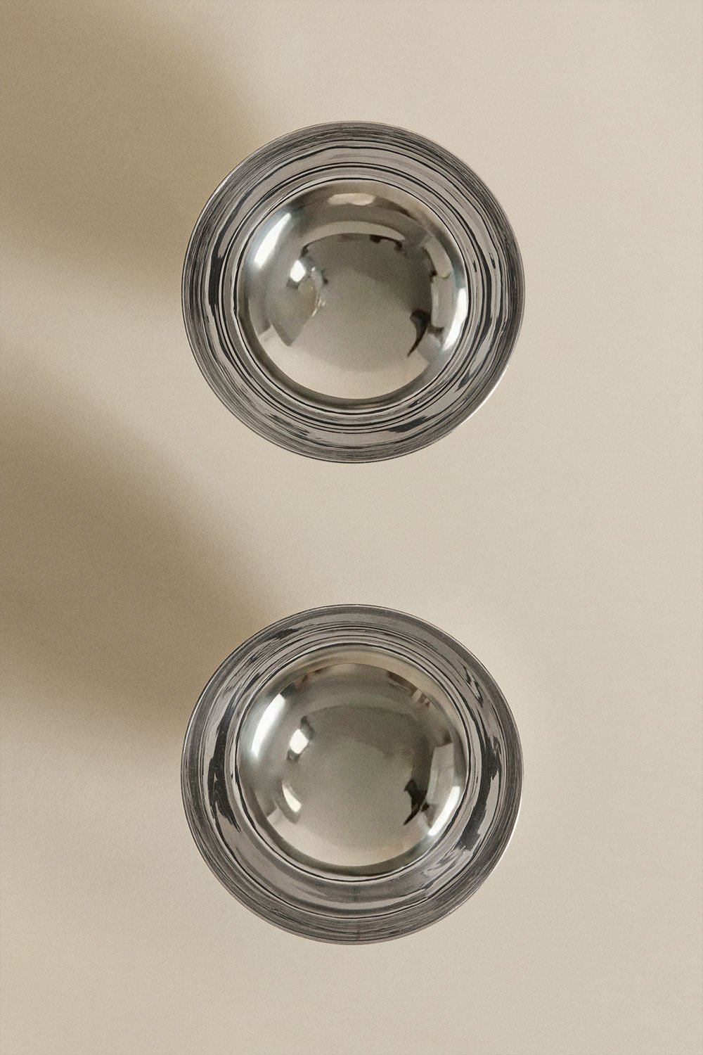 Pack of 2 Ladispoli stainless steel bowls, gallery image 1