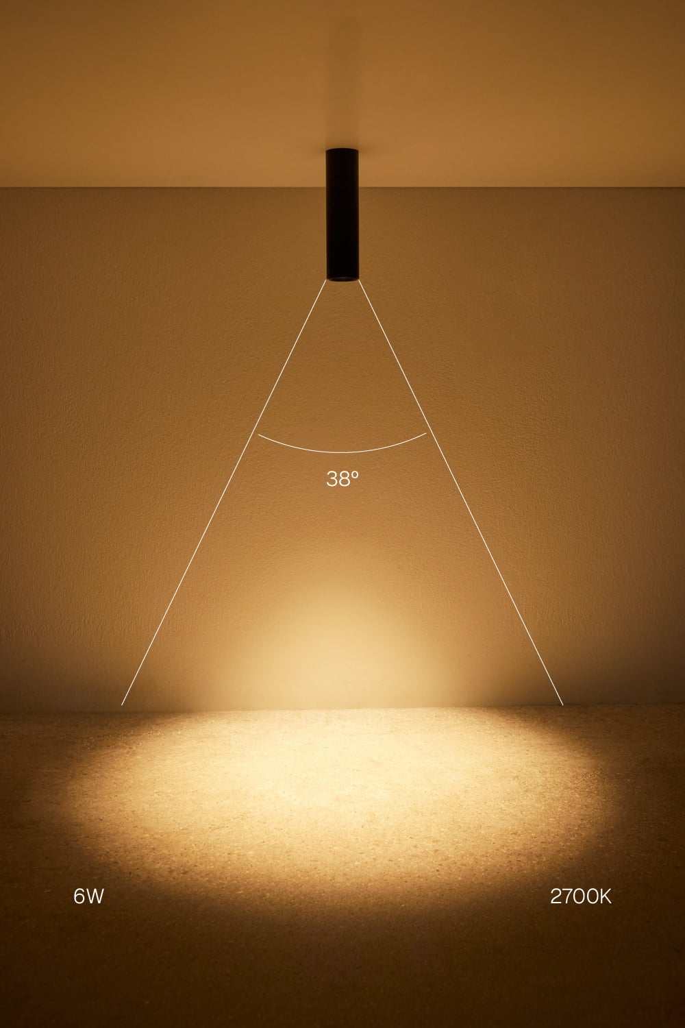 Round Ø5.7 cm surface-mounted LED ceiling light for outdoor use in aluminum Luisiana, imagen de galeria 2