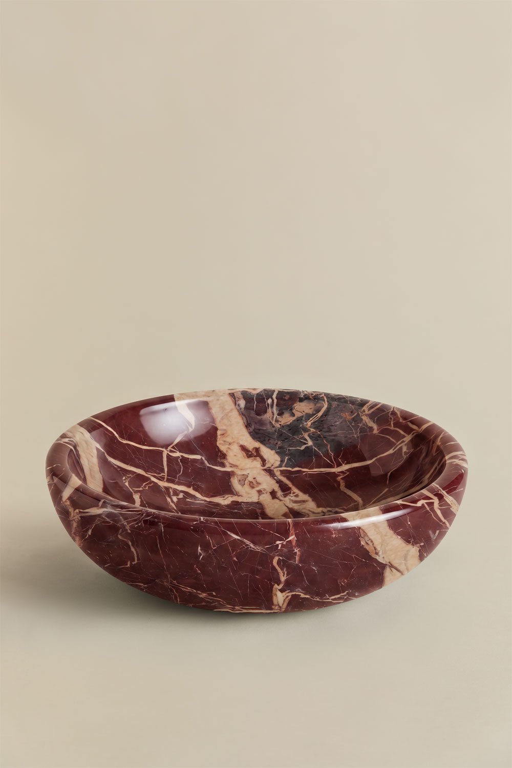 Round washbasin Ø40 cm in Eskel natural stone, gallery image 1
