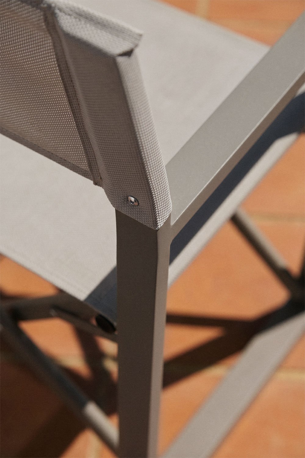Antoliana steel folding garden director's chair, gallery image 2