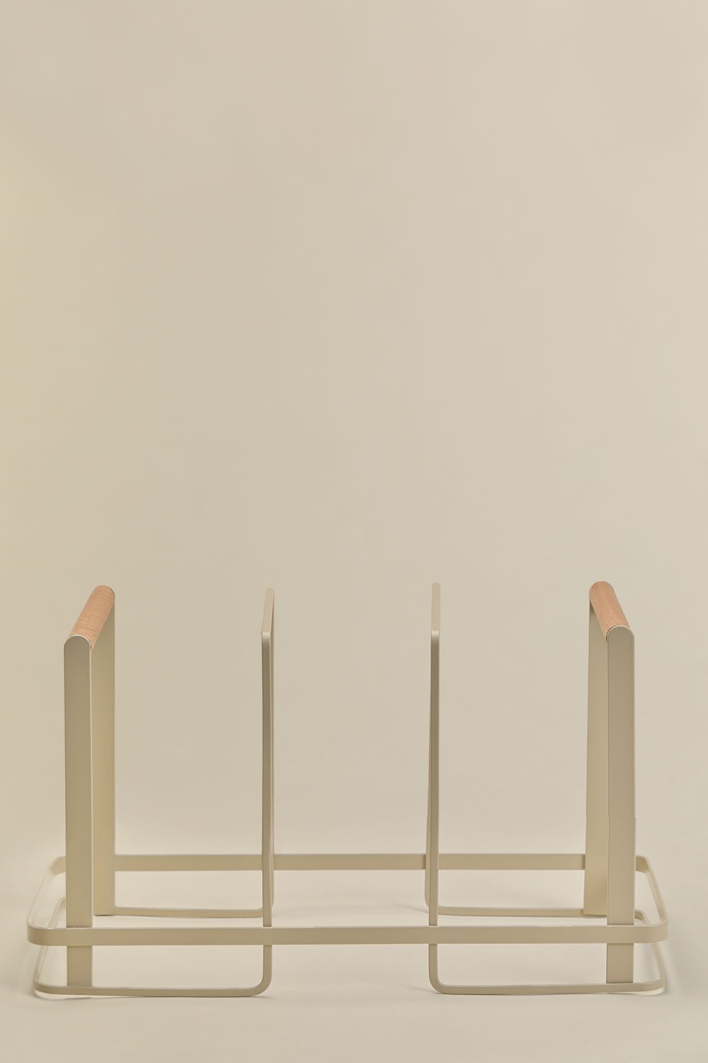 Celine iron and rubberwood pan organizer, gallery image 3