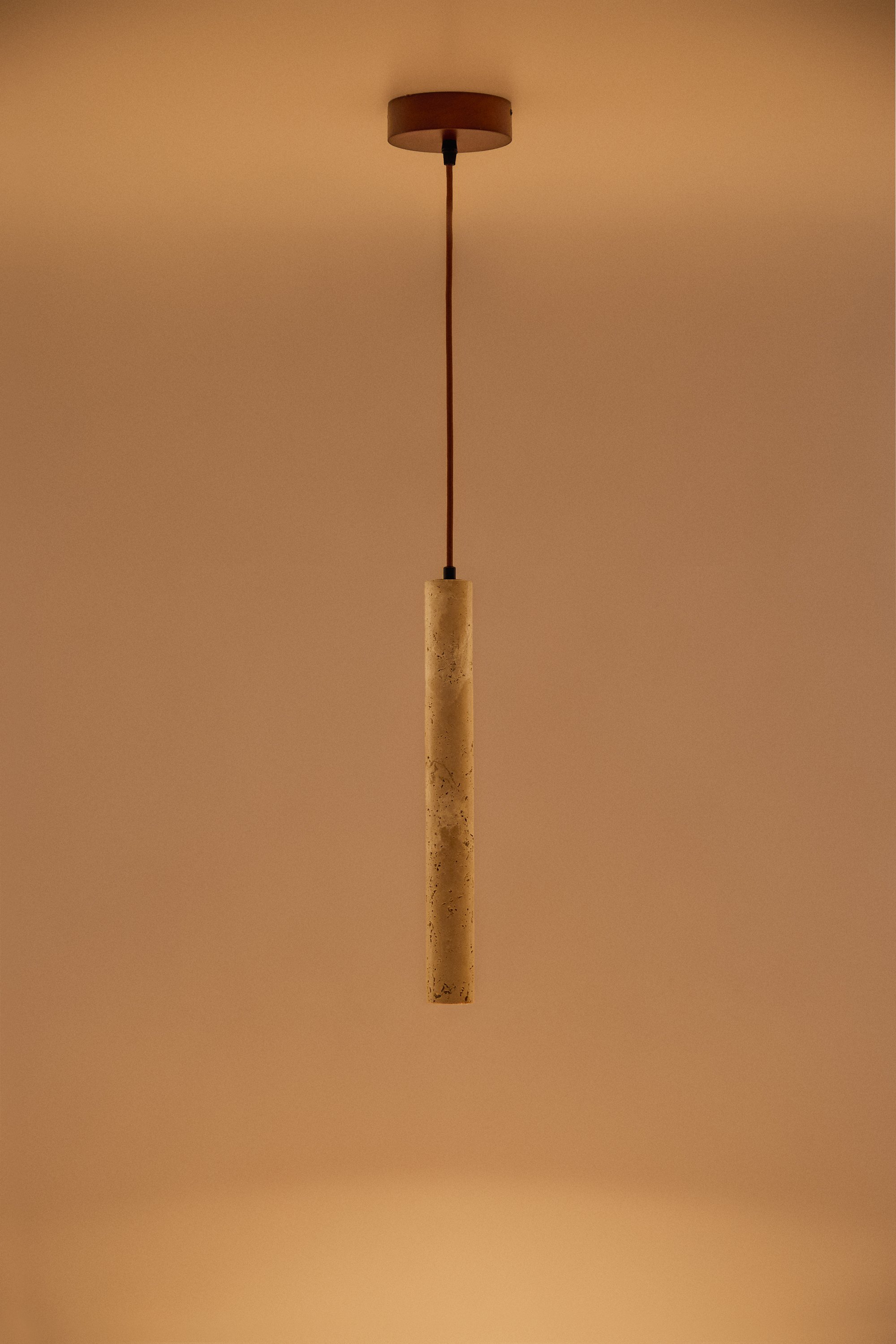 Davise natural stone LED pendant ceiling lamp, gallery image 2