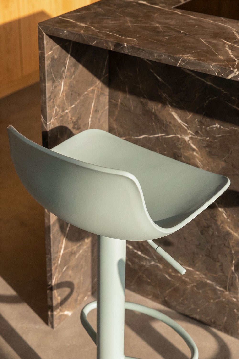 2-Pack adjustable high stools celadon Arjenn, gallery image 2