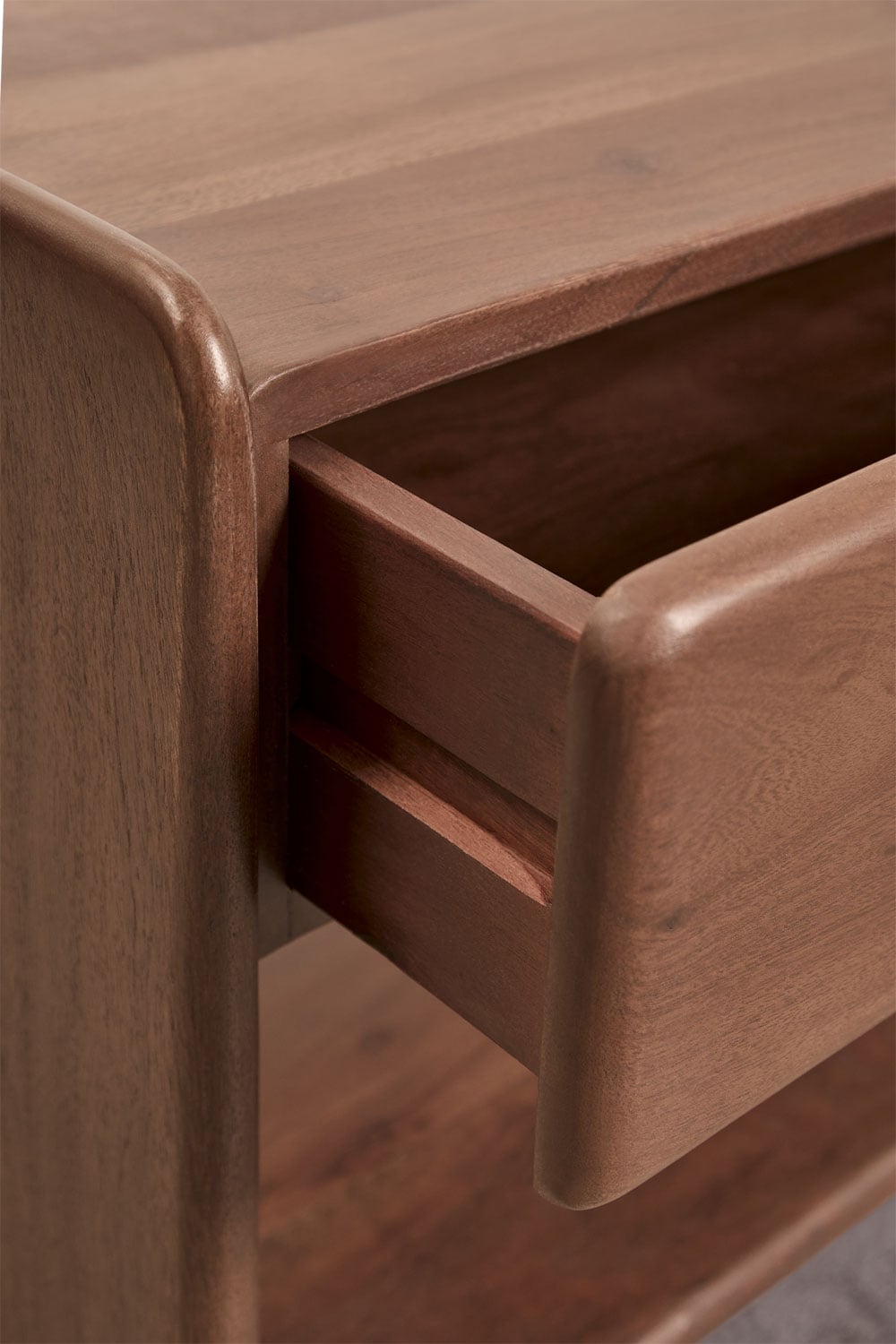 TV Stand 180x40 cm in dark acacia wood Tinsley, gallery image 5