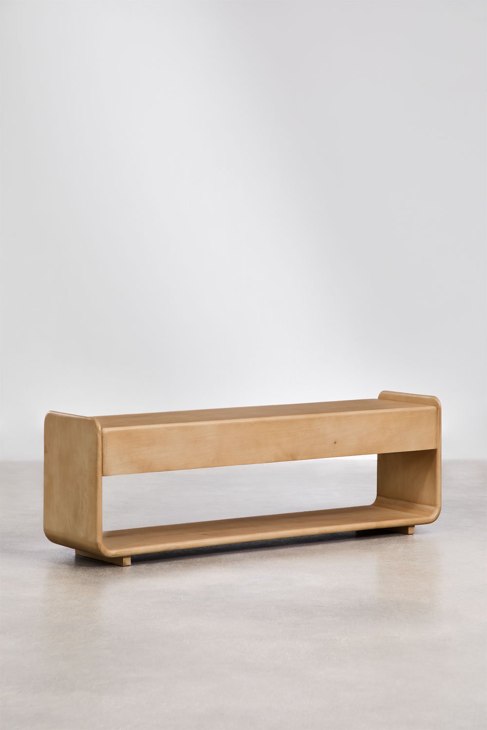 TV Stand 140x40 cm in mango wood Tinsley, gallery image 3