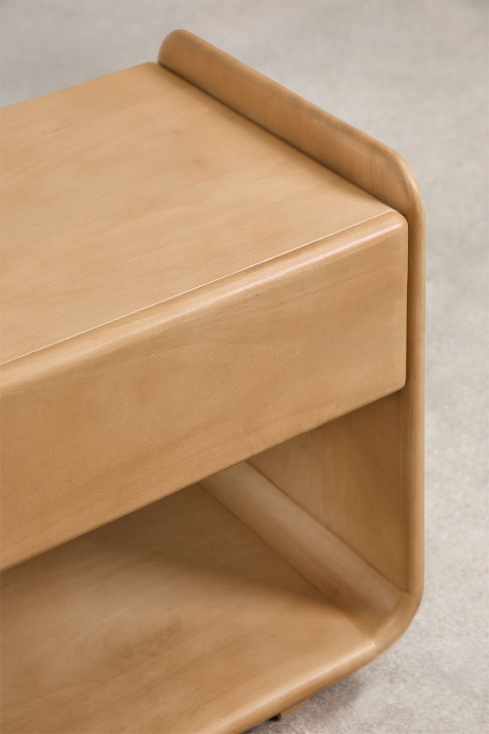 TV Stand 140x40 cm in mango wood Tinsley, gallery image 5