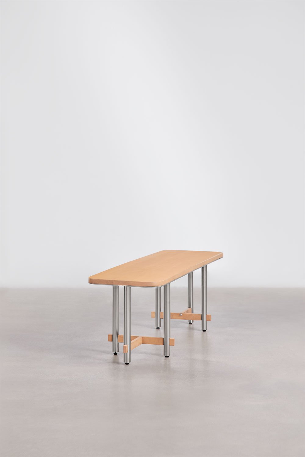 Bench 170 cm in mango wood and iron Osaka, gallery image 2