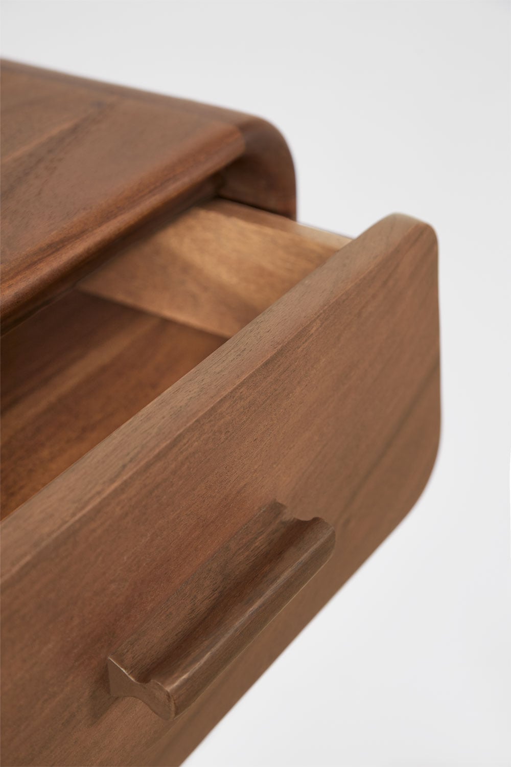 Aylin 40x30 cm floating rectangular wooden nightstand, gallery image 3