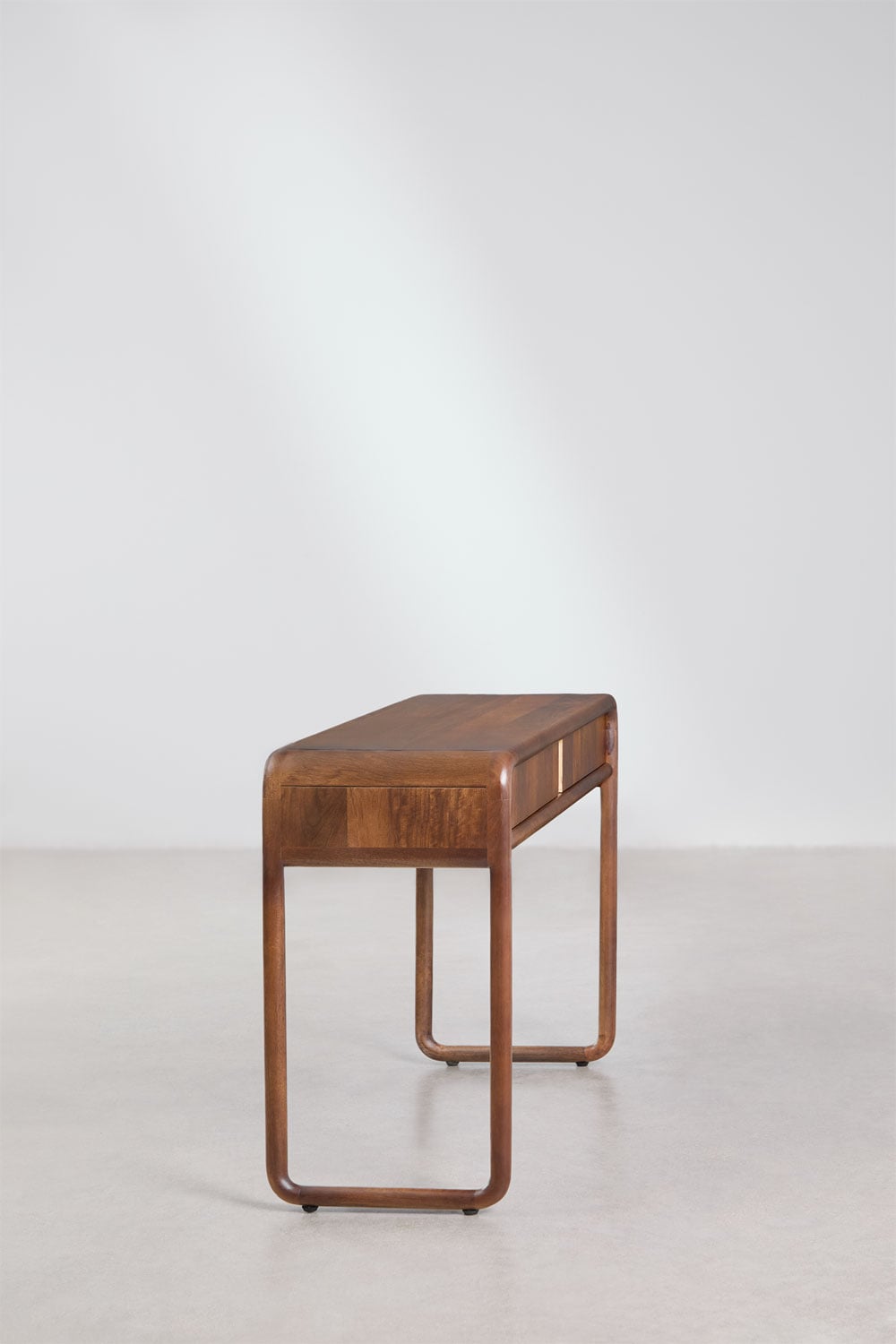 Maupaul mango wood 110x40 cm hallway console table, gallery image 2