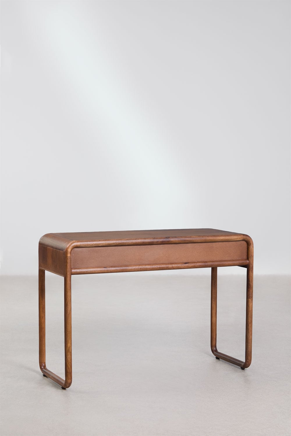 Maupaul mango wood 110x40 cm hallway console table, gallery image 3