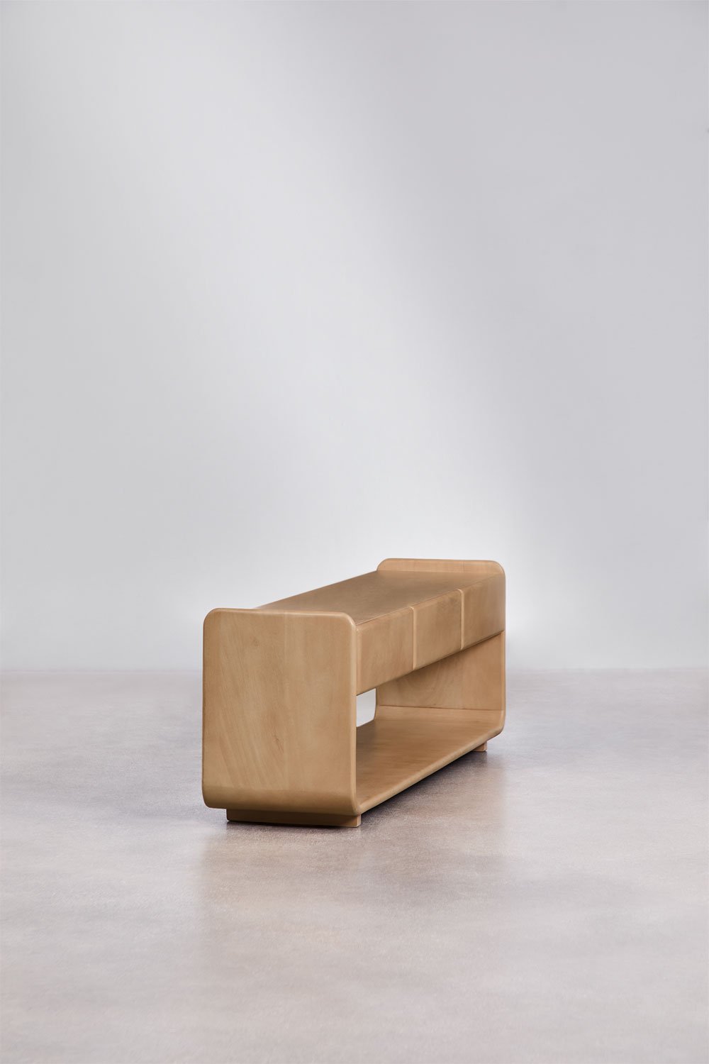 TV Stand 140x40 cm in mango wood Tinsley, gallery image 2