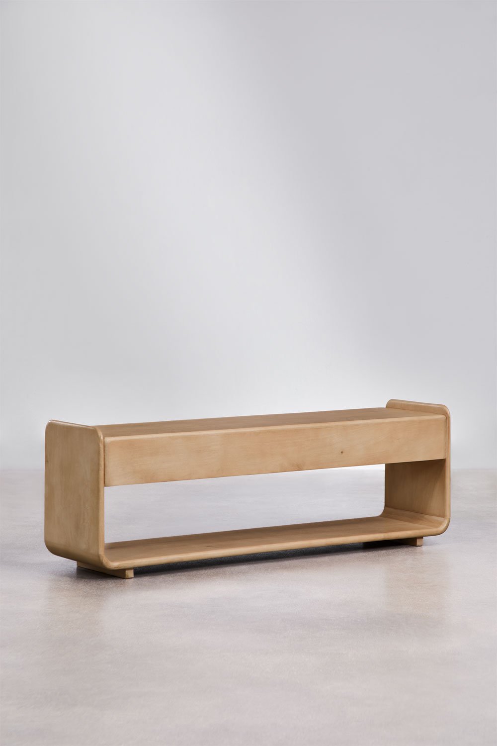 TV Stand 140x40 cm in mango wood Tinsley, gallery image 3