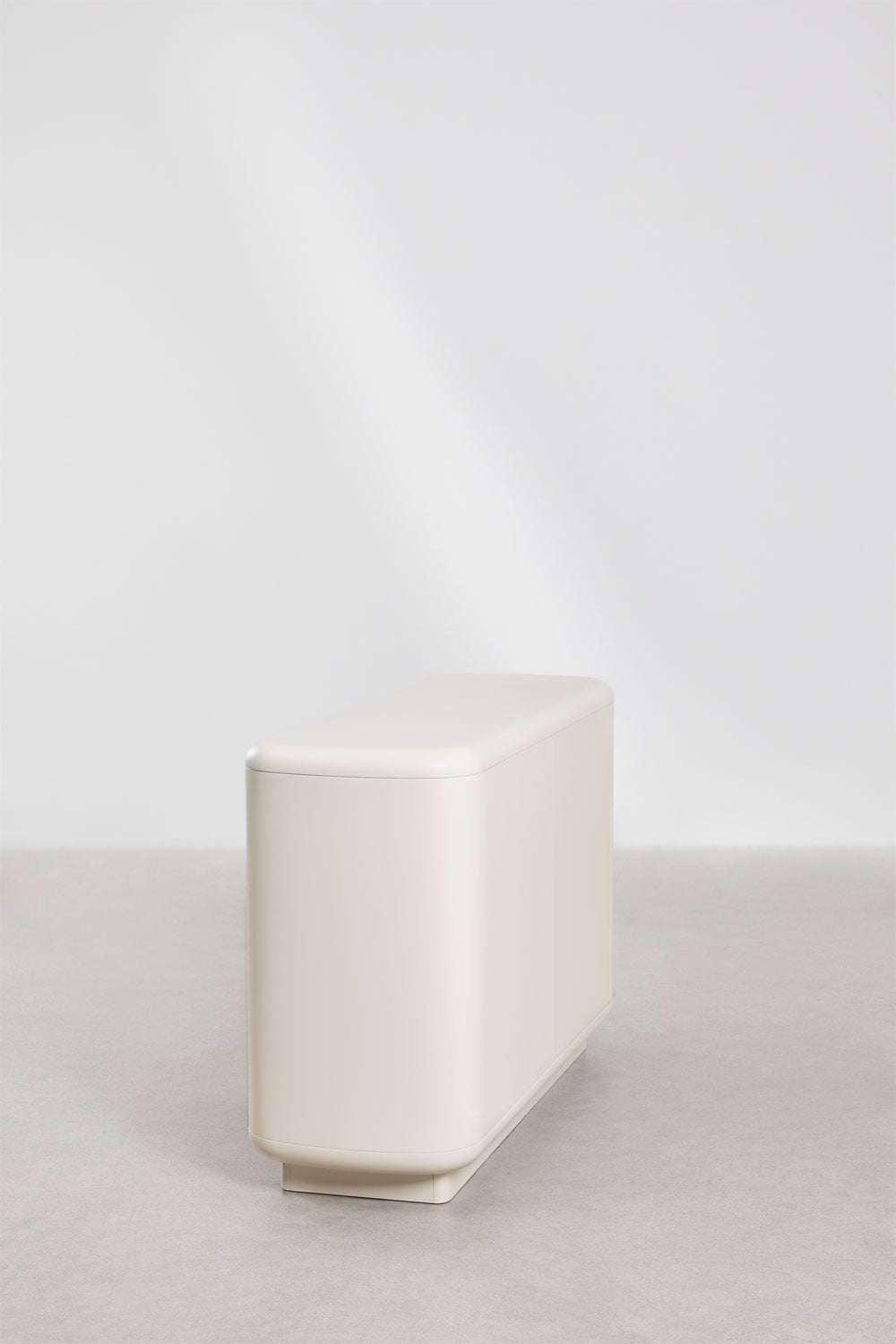 Rectangular sideboard 120x40 cm in gardenia white MDF Cixila, gallery image 2