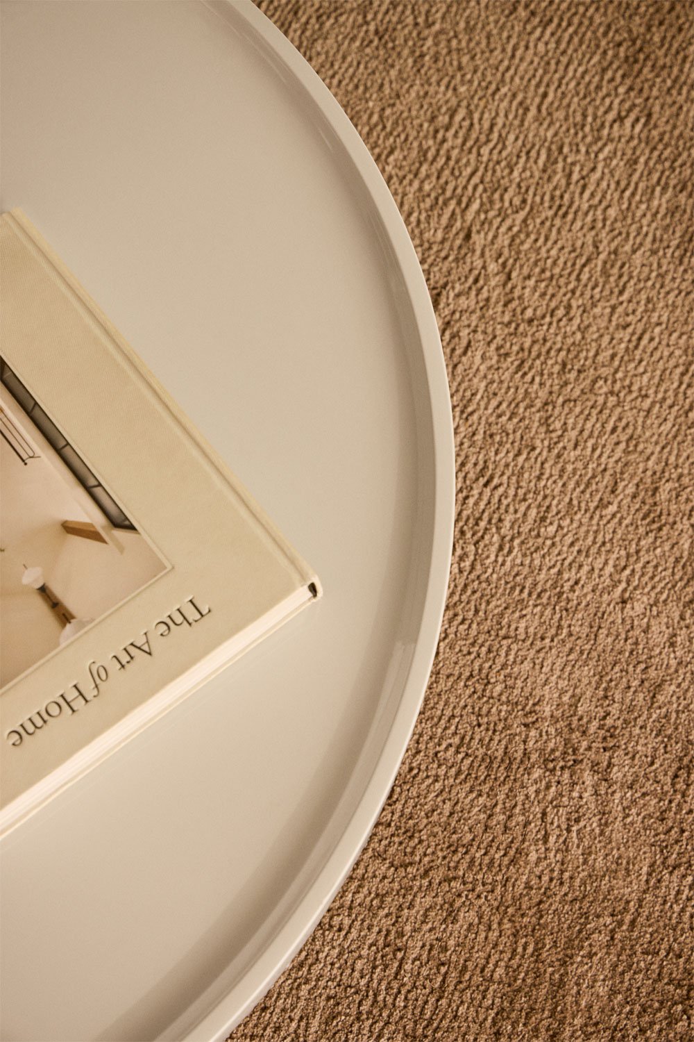 Round coffee table in MDF Cirela, gallery image 2