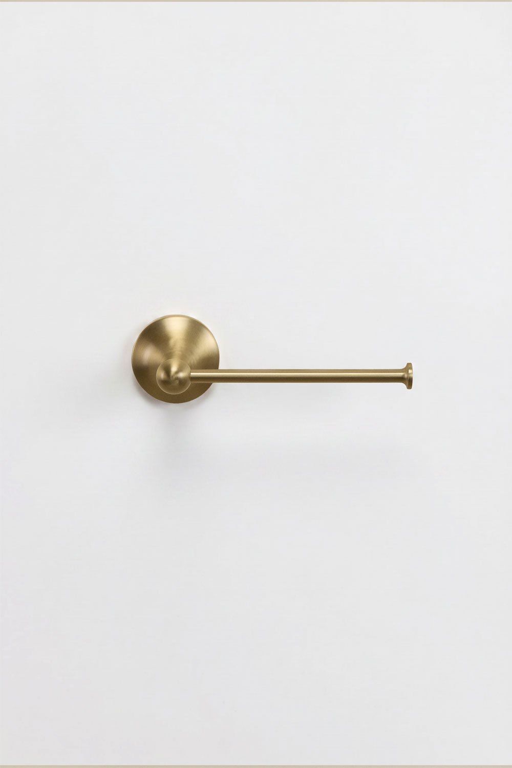 Toilet roll holder in brushed gold stainless steel Alejandra, gallery image 2