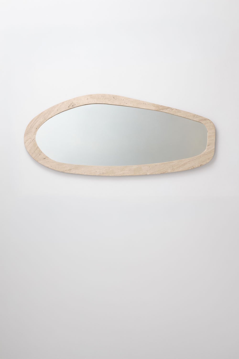 Irregular wall mirror in natural stone Urkiz, gallery image 3