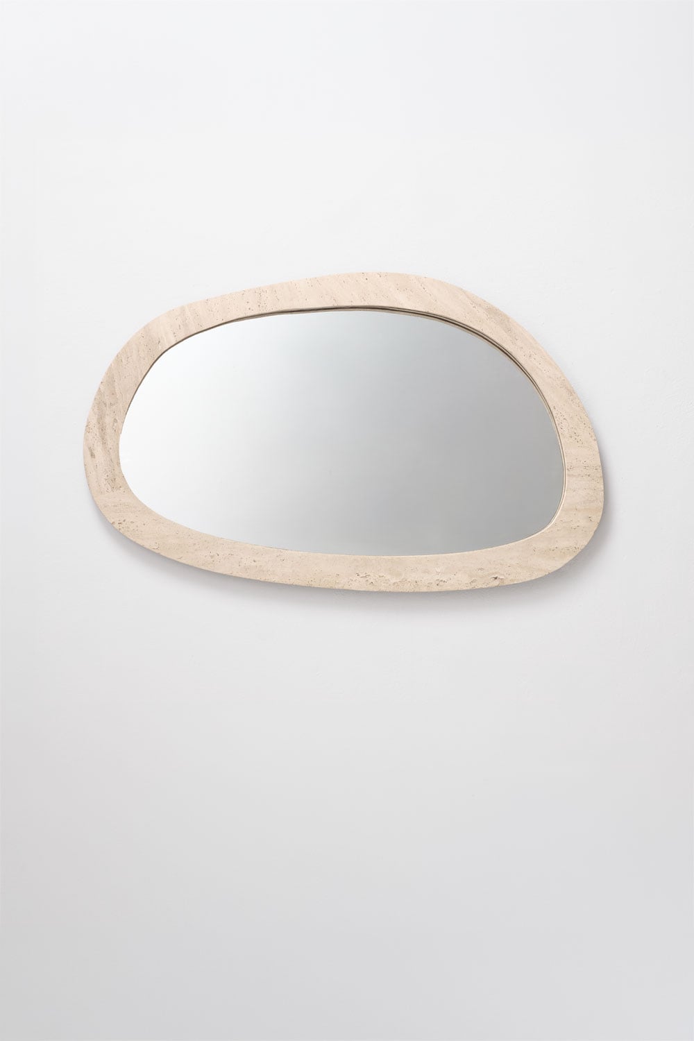 Irregular wall mirror in natural stone Urkiz, gallery image 3