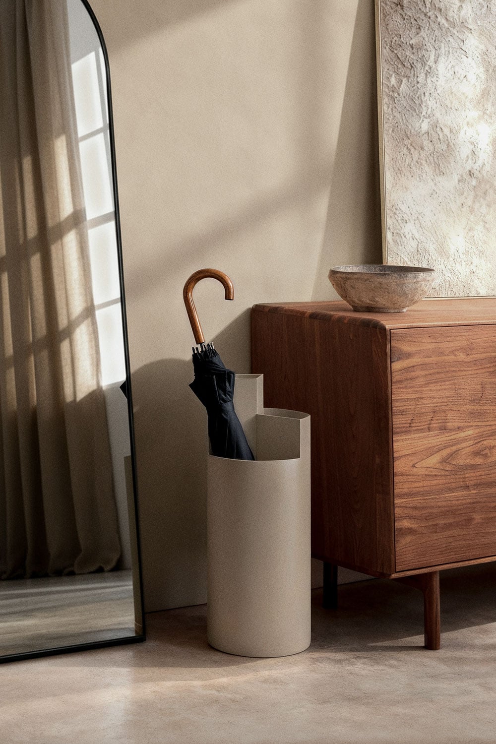 Giovanni steel umbrella stand, gallery image 1