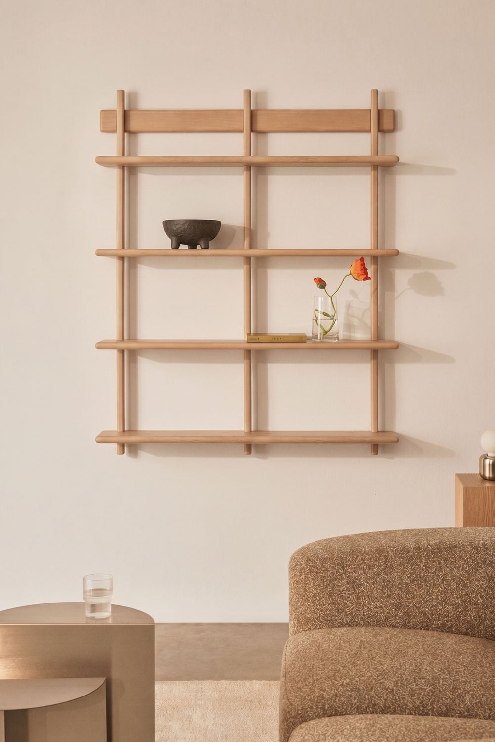 Mianor wooden wall shelf, gallery image 1