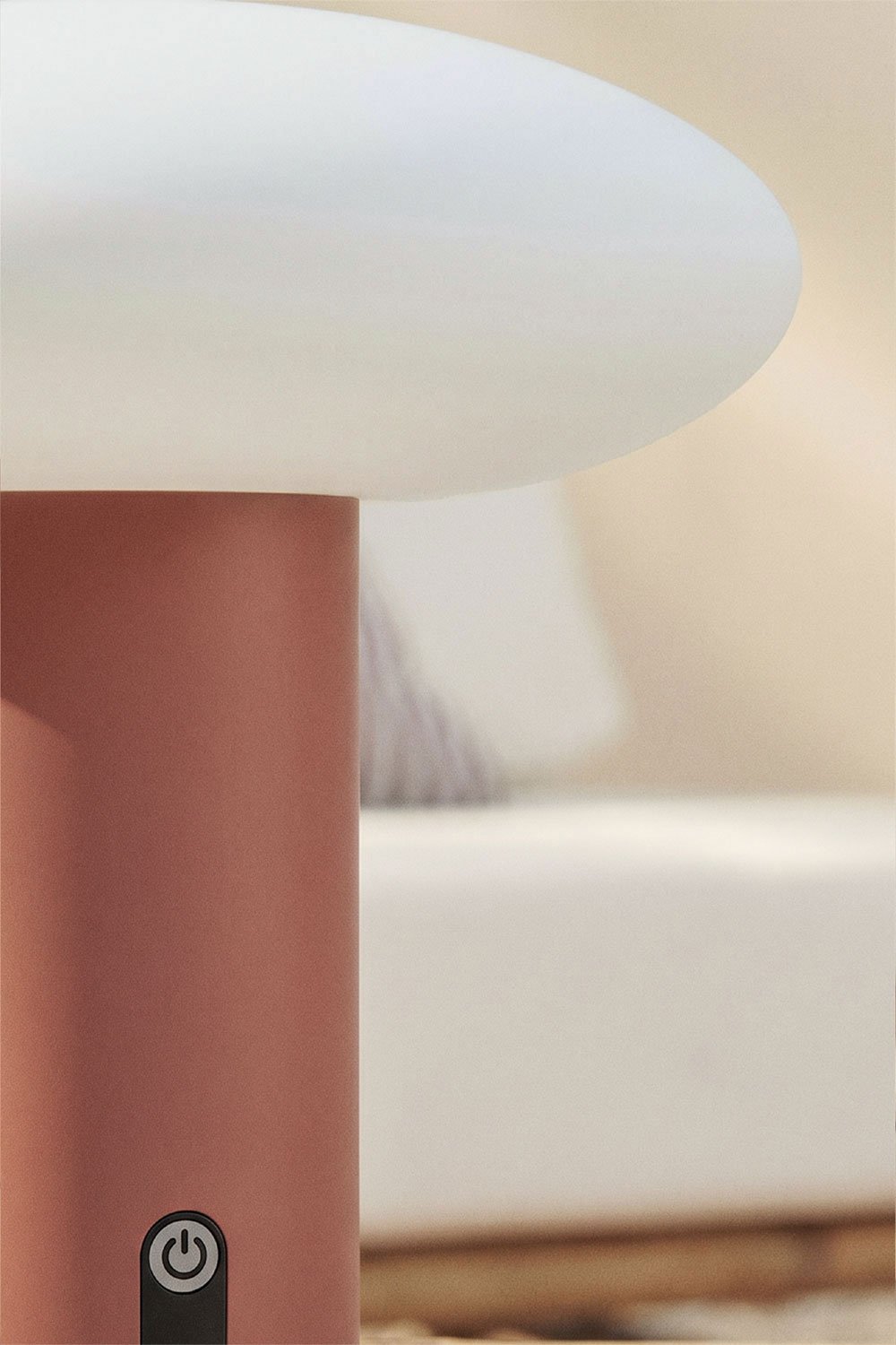 Wireless LED Outdoor Table Lamp in Iron Zosima, gallery image 2
