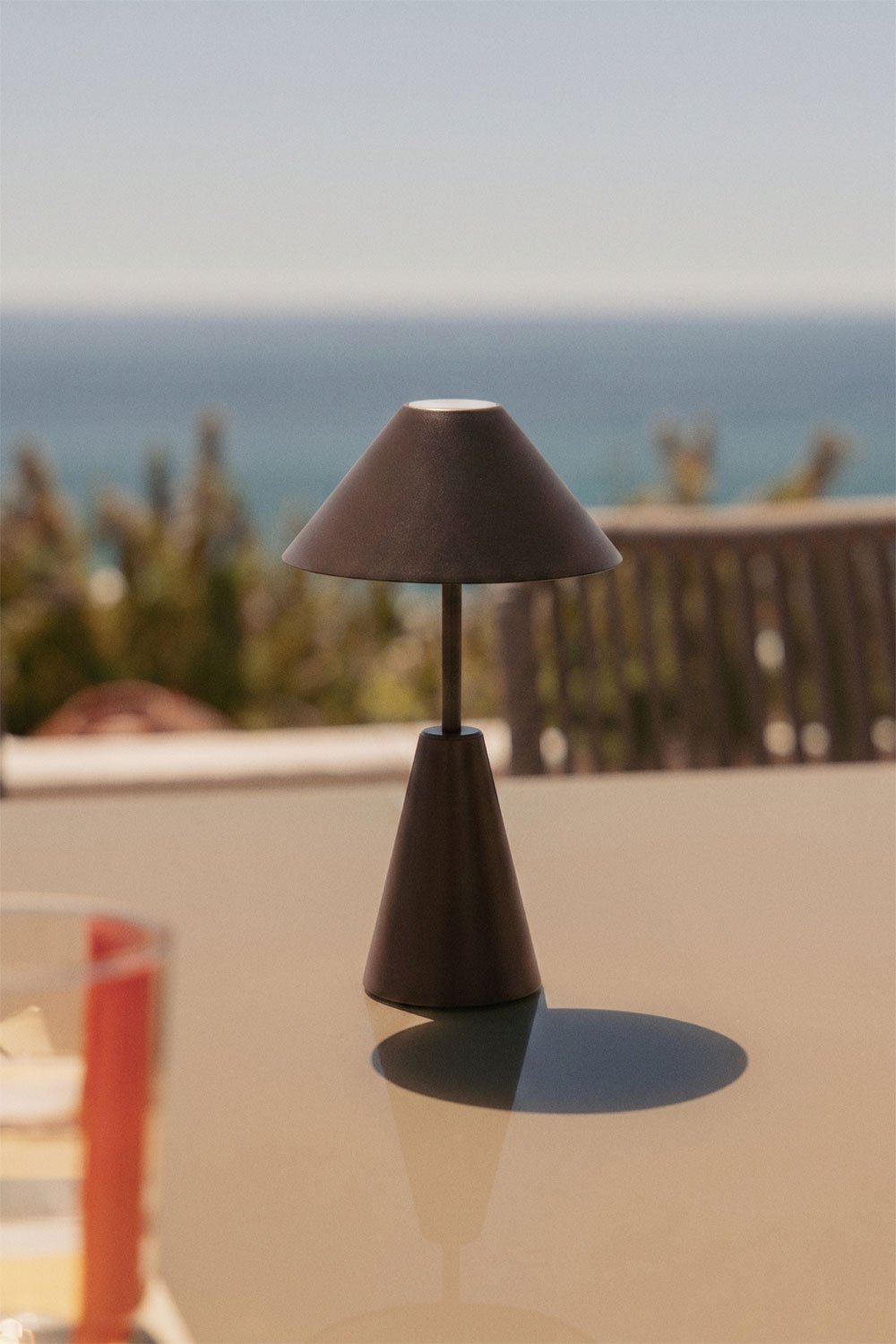 Wireless LED Outdoor Table Lamp in Iron Alexis - SKLUM