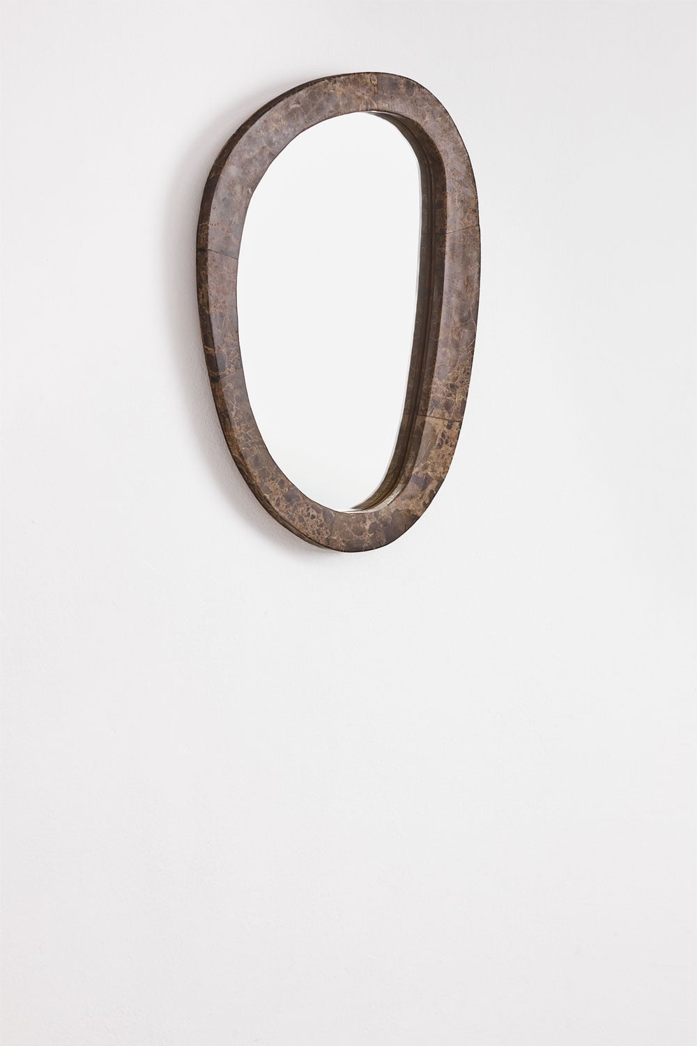 Irregular wall mirror in natural stone Urkiz, gallery image 4