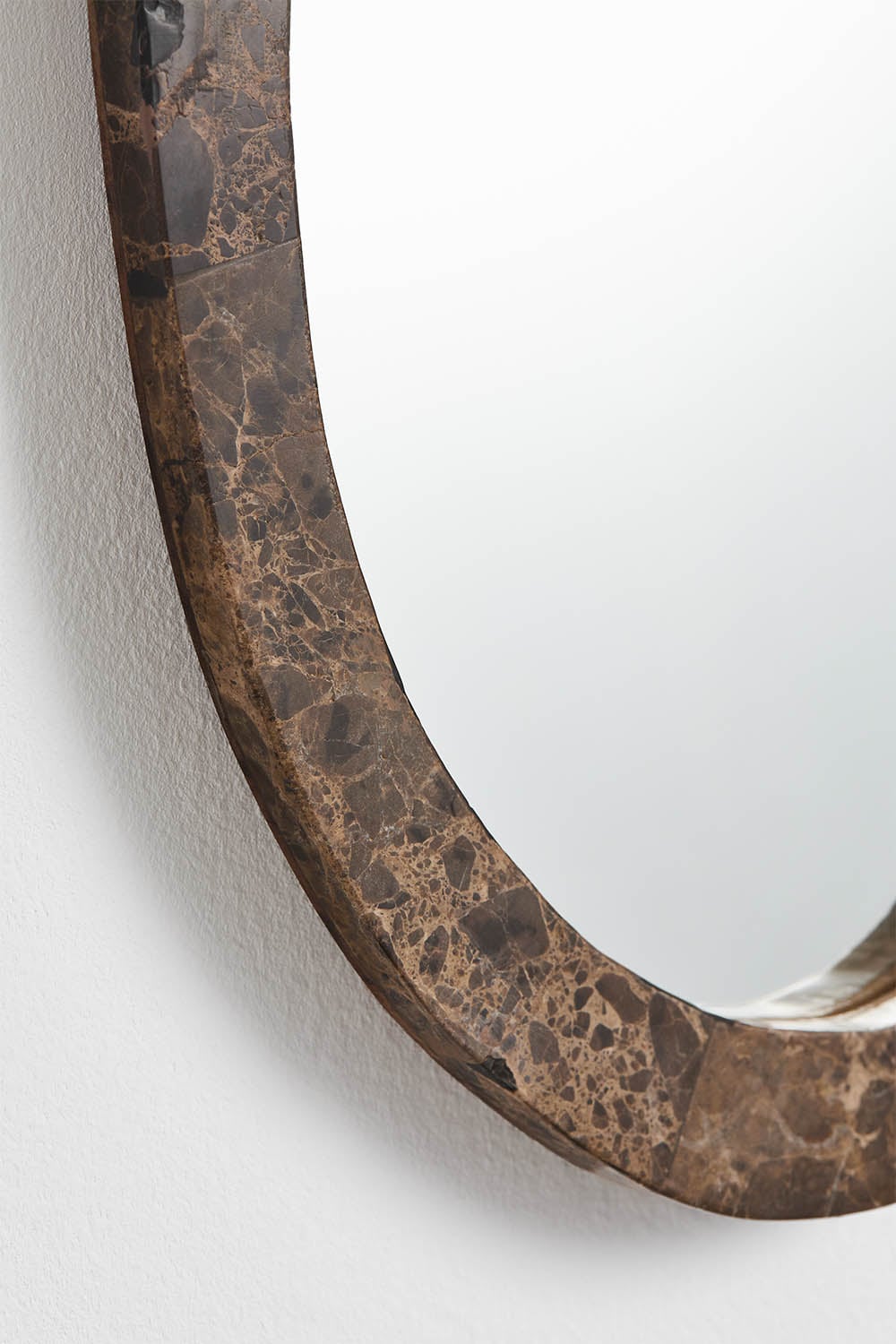 Irregular wall mirror in natural stone Urkiz, gallery image 5