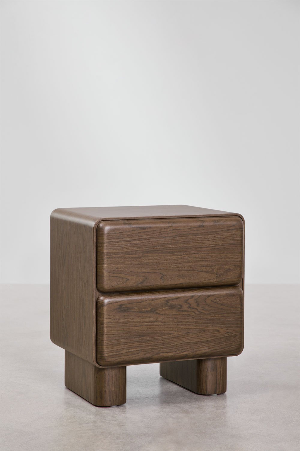 Sheila bedside table with two MDF drawers, gallery image 3