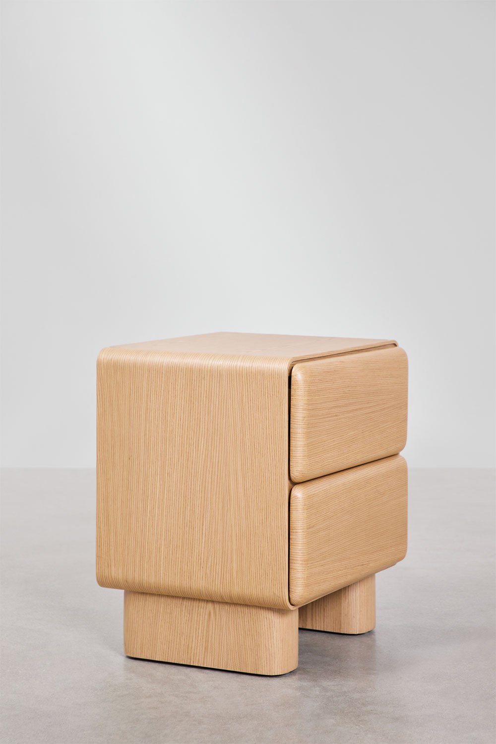Sheila bedside table with two MDF drawers, gallery image 4