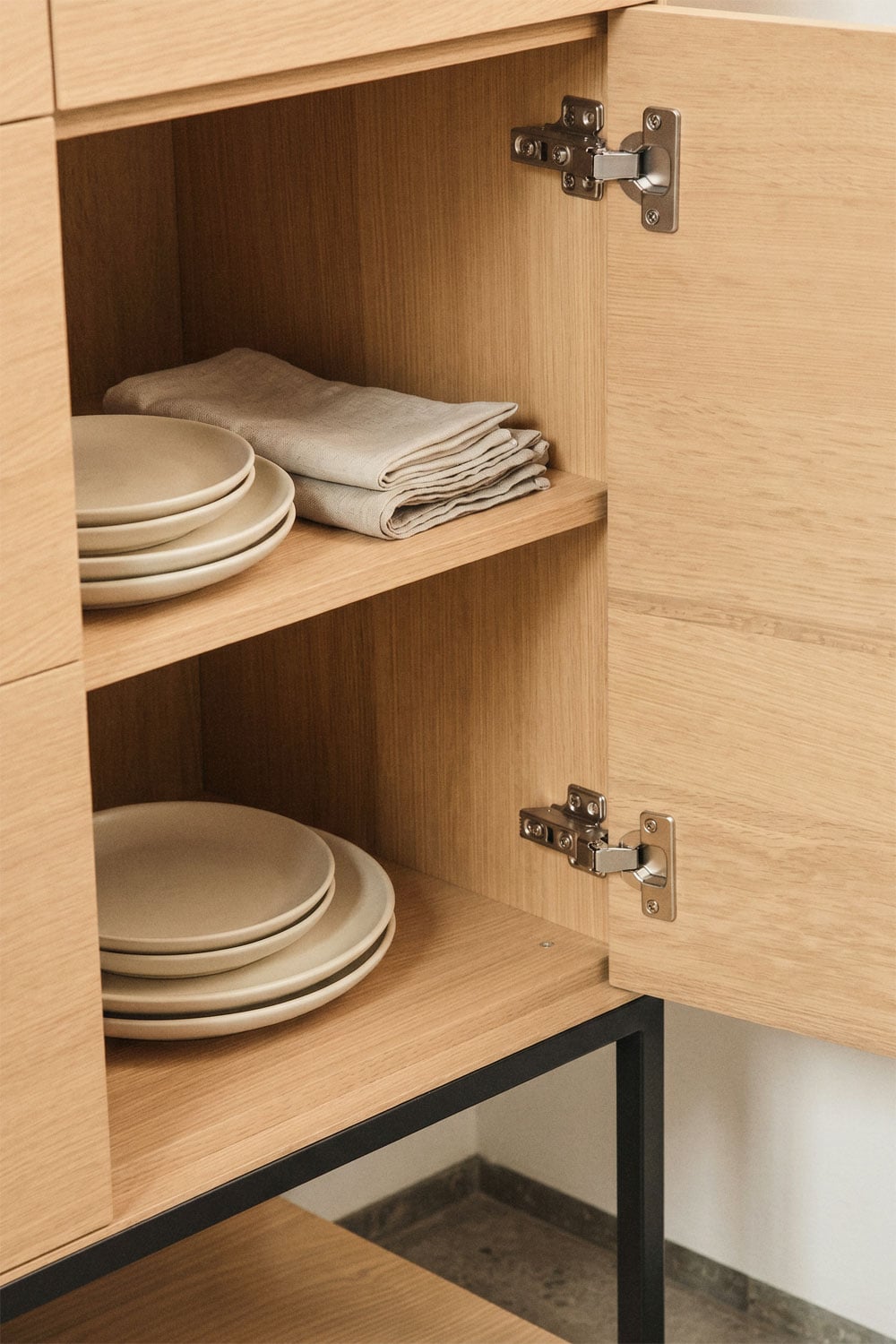 Wardrobe in MDF and Bromley oak veneer, gallery image 2