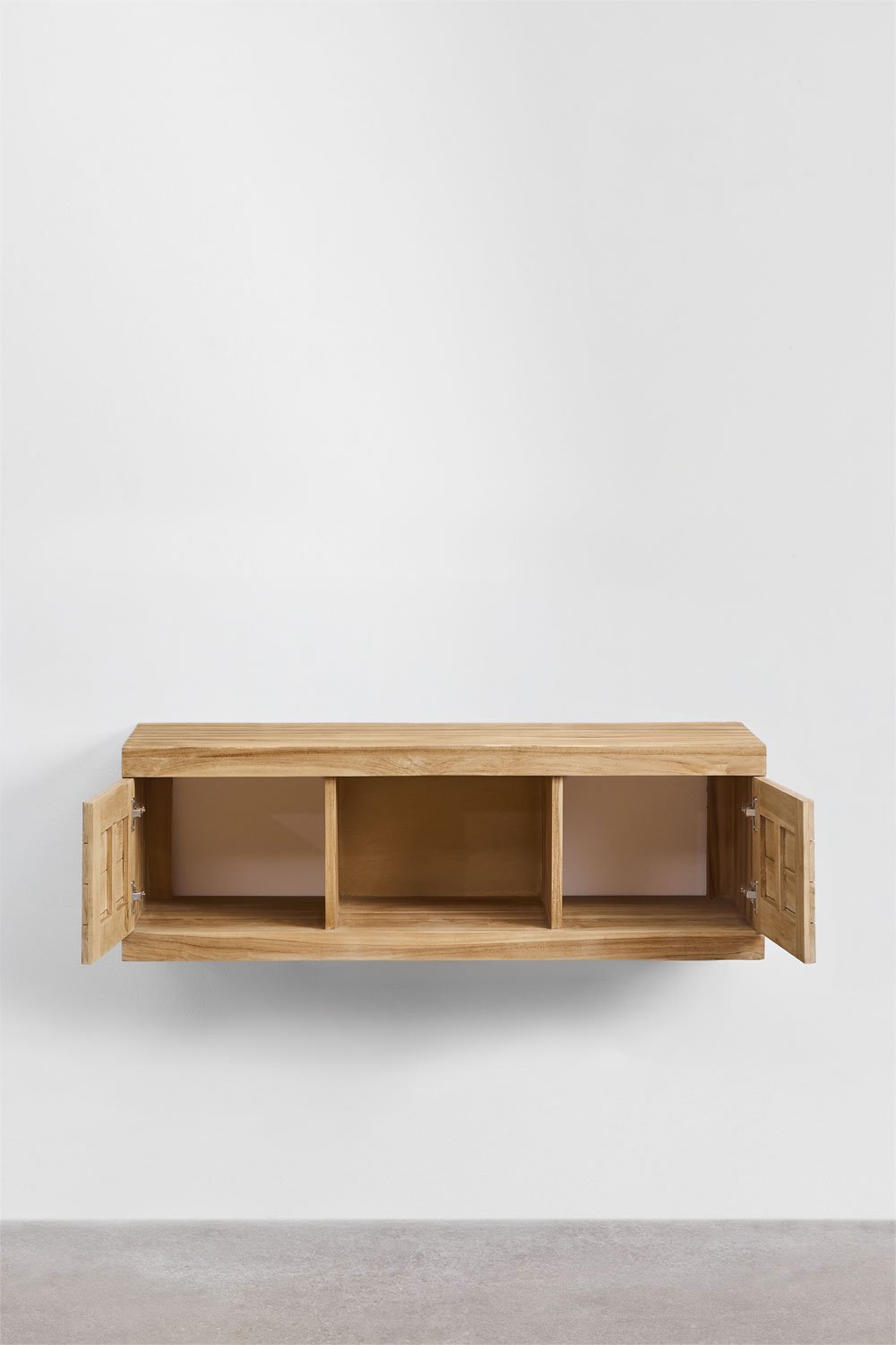 Olyvanna teak wood bathroom furniture set, gallery image 5