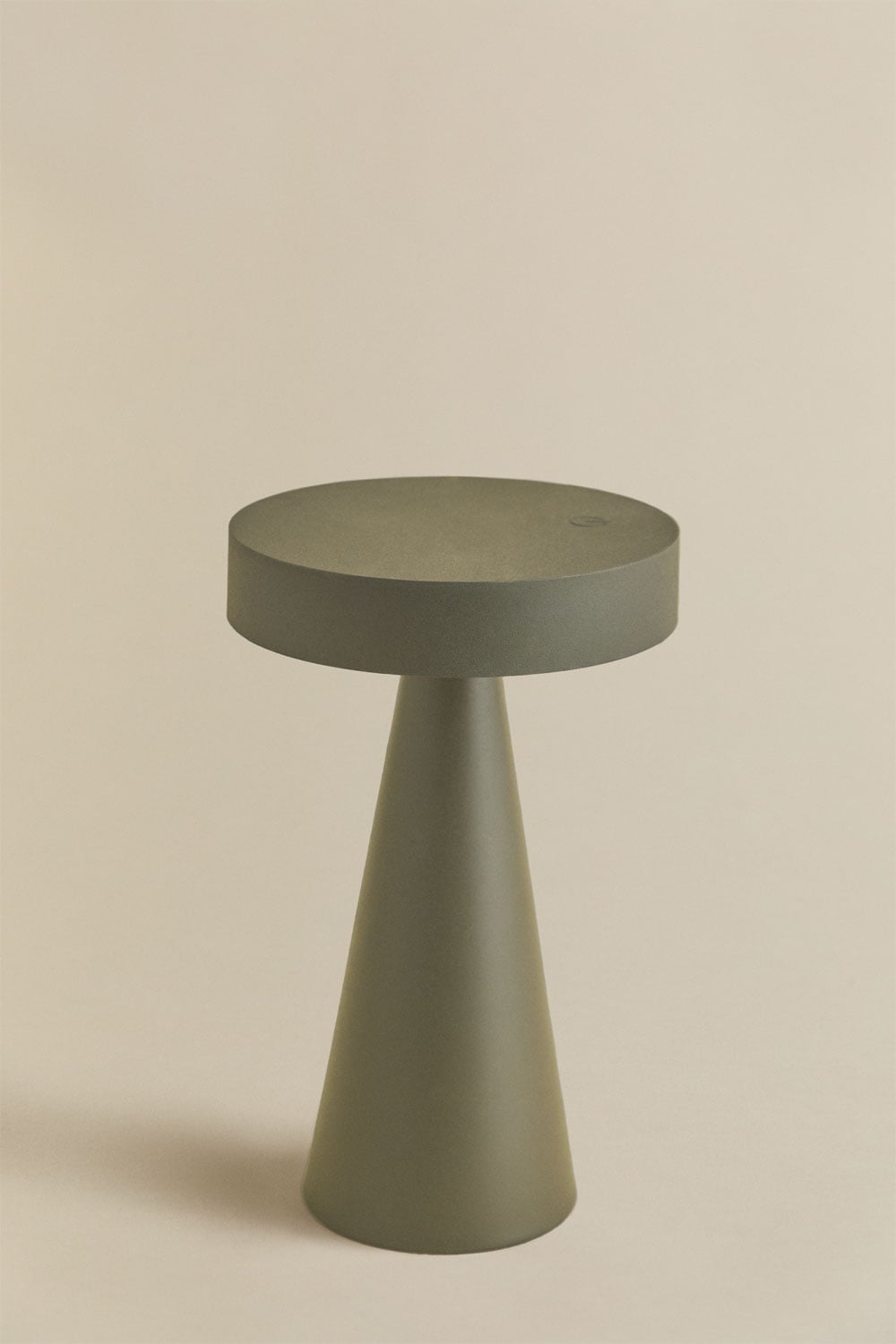 Wireless LED outdoor table lamp in iron Catinca, gallery image 3