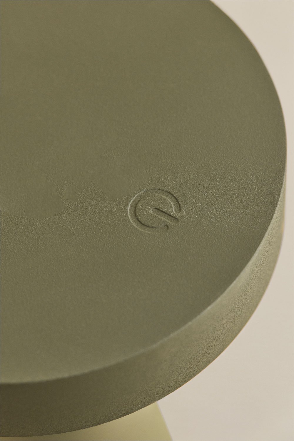 Wireless LED outdoor table lamp in iron Catinca, gallery image 5