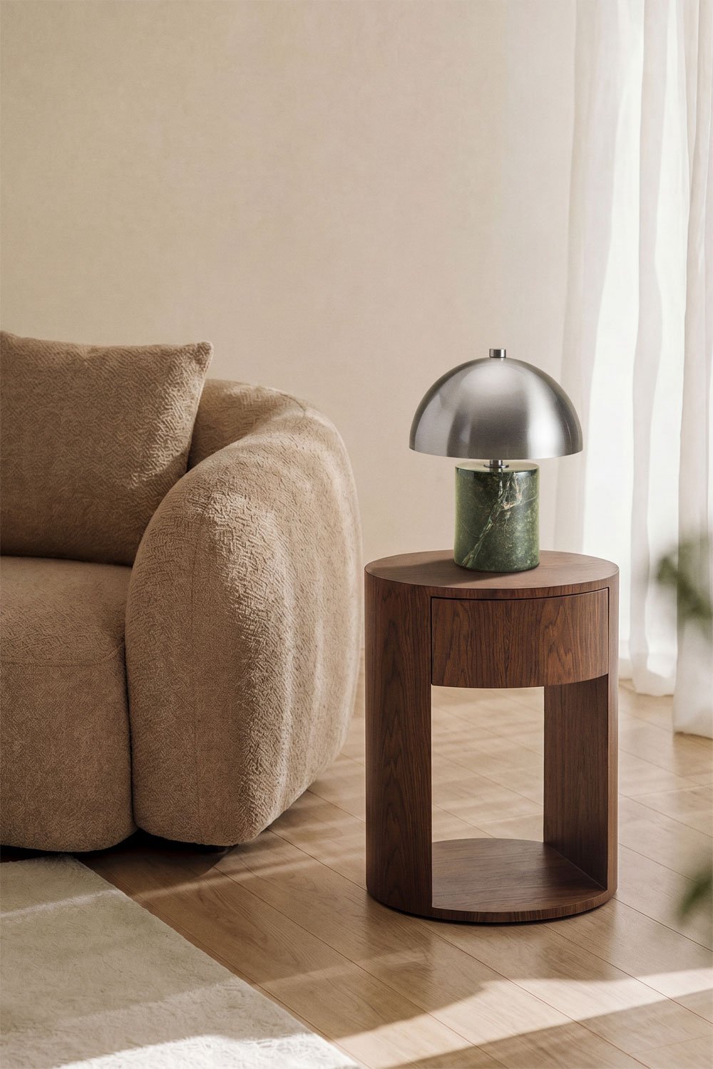 Round side table Ø40 cm in Adrido MDF, gallery image 1