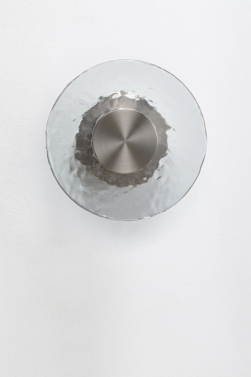 Lorenzo Ø20 cm LED wall sconce in glass and iron, gallery image 5
