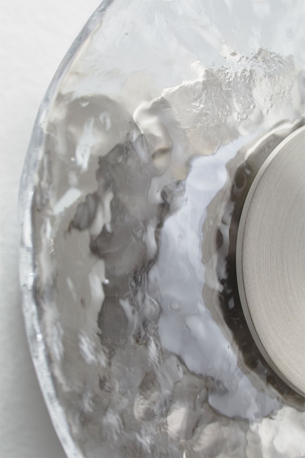 Lorenzo Ø20 cm LED wall sconce in glass and iron, gallery image 6