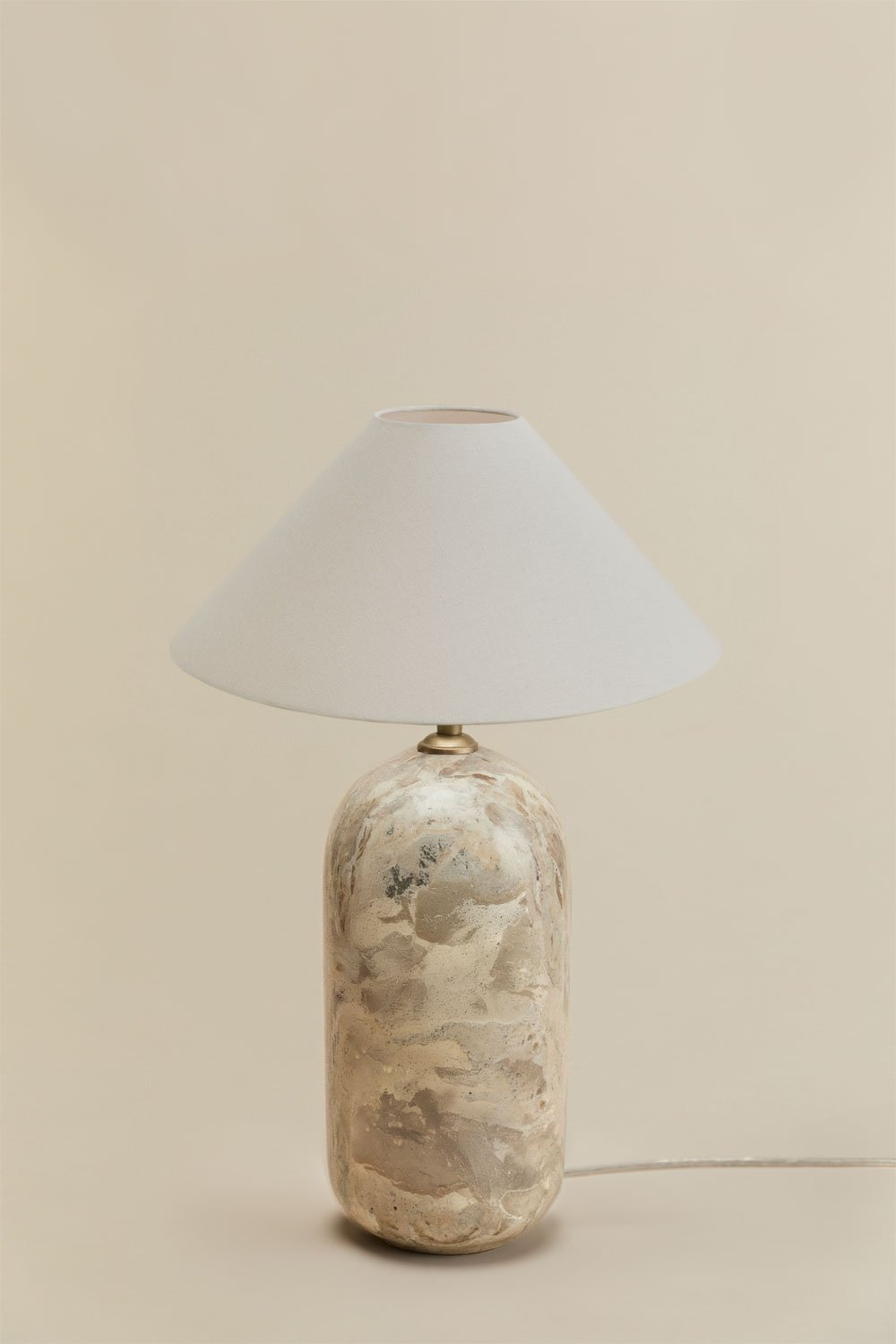 Yalvira natural stone table lamp, gallery image 3