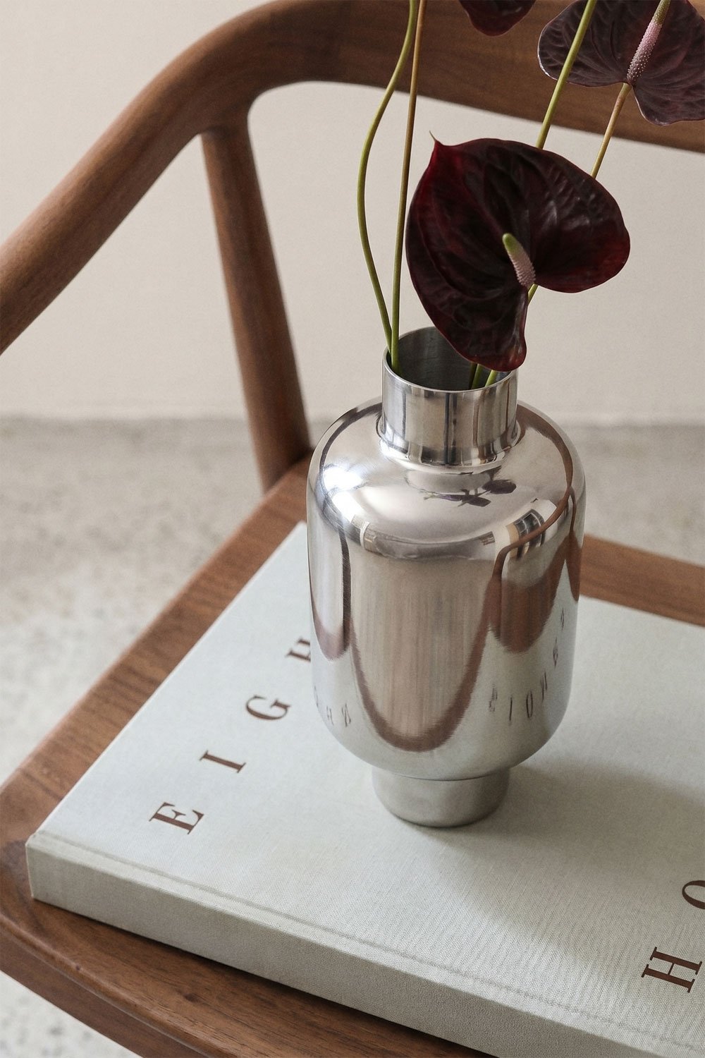 Elberton 15 cm stainless steel vase, gallery image 2