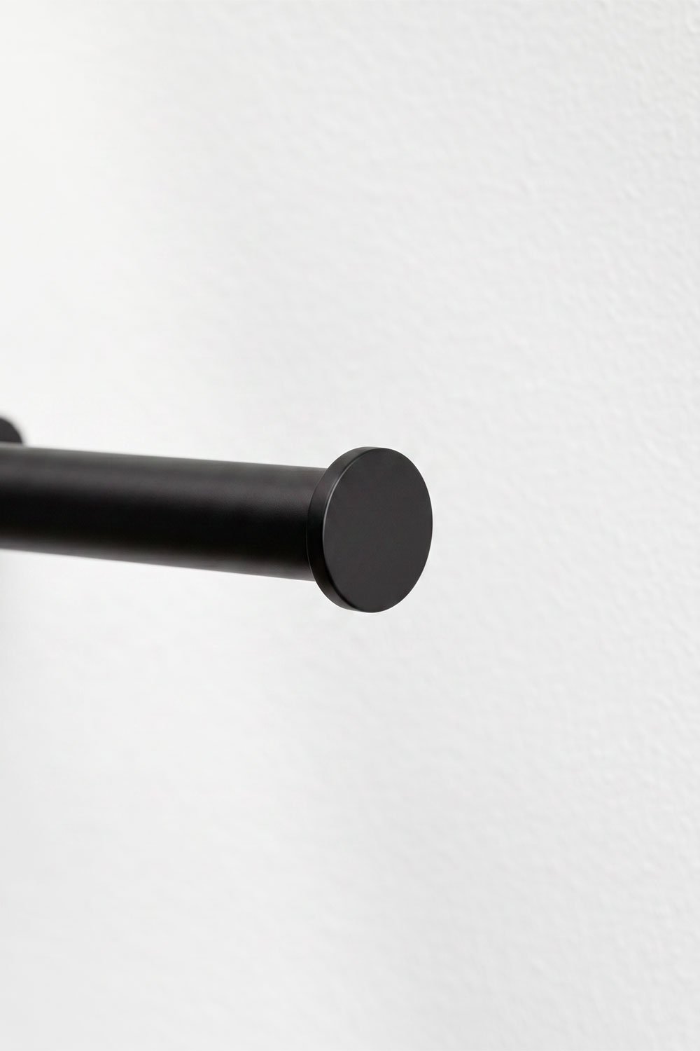 Toilet roll holder in stainless steel and matt black Rovent, gallery image 5