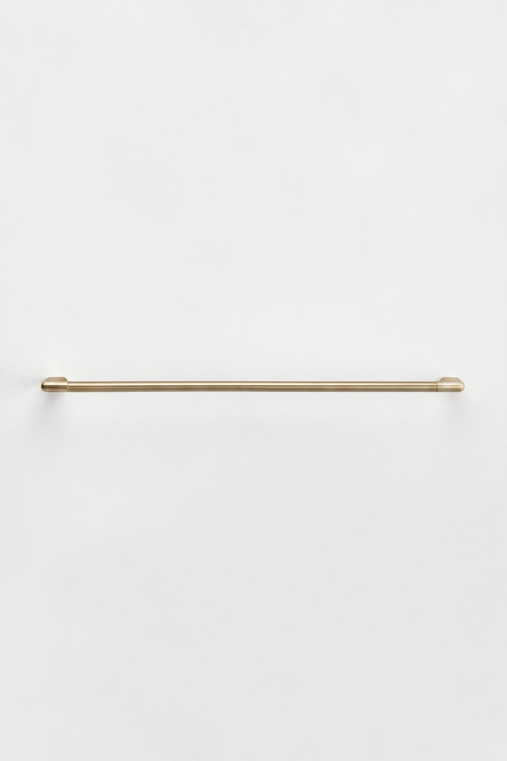 60 cm wall-mounted towel rail for bathroom in brushed gold stainless steel Rovent, gallery image 4