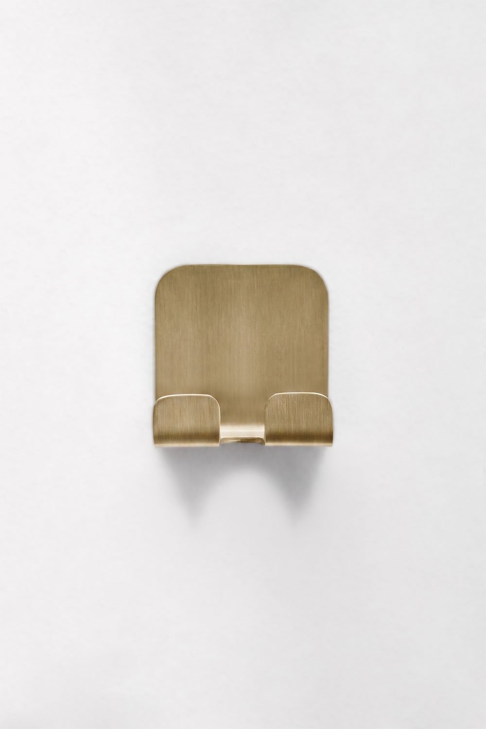 Adhesive bathroom hook in brushed gold stainless steel Ondreli, gallery image 3