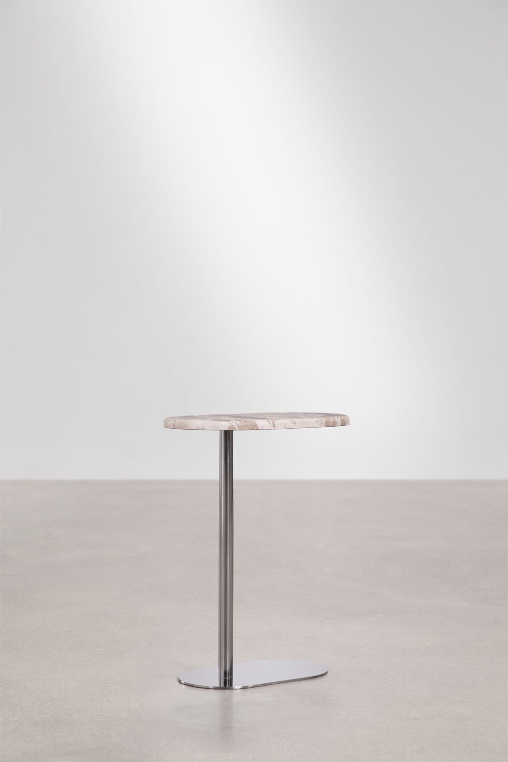 Lumair 45x25 cm stainless steel nightstand, gallery image 5